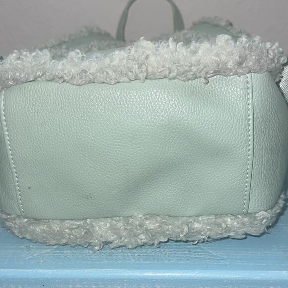 Jeffree Star Mint Green Faux Fur Backpack – Rare, Hard to Find, Visible Wear main image 12